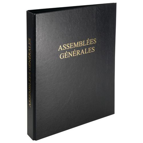 Registre économique 32 x 26 cm 4 anneaux avec recharge de 100 feuillets - Assemblée générale