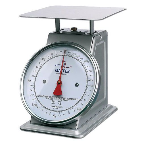 Plateau pour balance portée 30 à 50 kg - Matfer