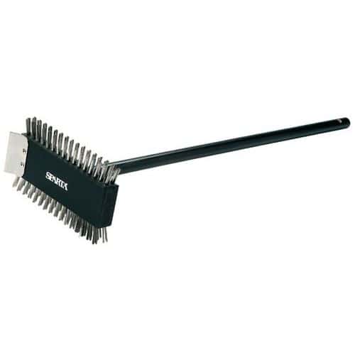 Brosse metallique avec long manche_Matfer