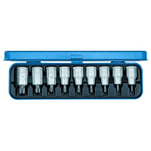 Coffret douilles tournevis 1/2 9 pièces Torx IN19LKM - Gedore