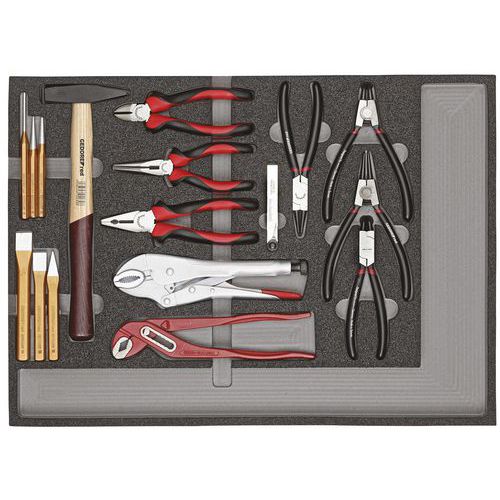 Jeu outils en module 3/3 29 pièces R22350001 - GedoreRed