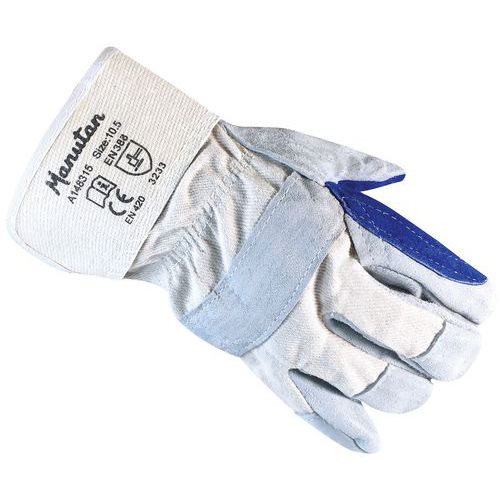 Gants de manutention cuir - Manutan Expert