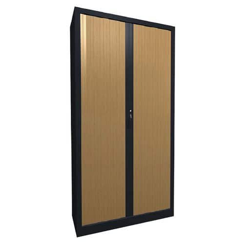 Armoire métal à rideaux PVC à lame recouverte hauteur 198cm