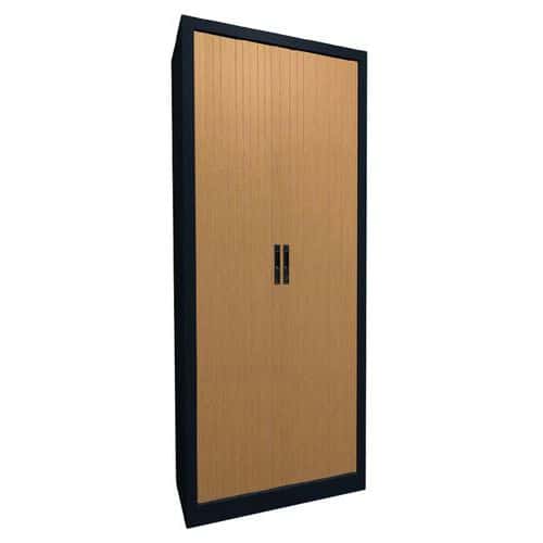 Armoire métal à rideaux PVC à lame recouverte hauteur 198cm