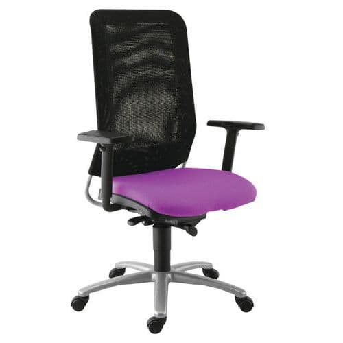 Fauteuil de bureau piètement gris Diaz