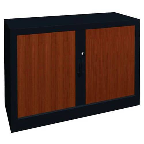 Armoire métal classique à rideaux PVC hauteur 69cm