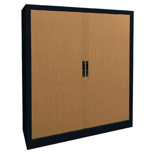 Armoire métal à rideaux PVC à lame recouverte hauteur 135cm