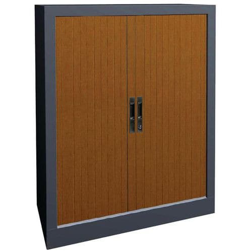 Armoire métal à rideaux PVC à lame recouverte hauteur 102cm