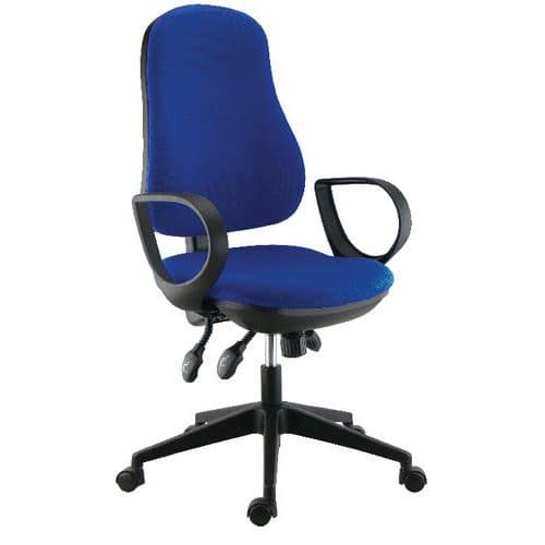 Fauteuil de bureau accoudoirs fixes Frezio