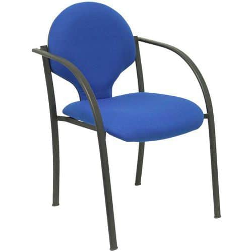 Chaise de réunion Hellin avec accoudoirs fixes - Piqueras y crespo