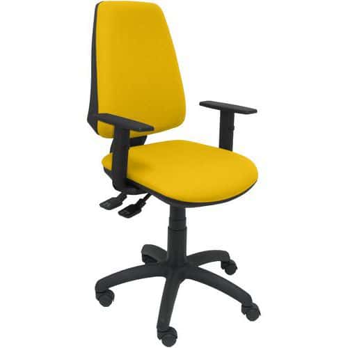 Chaise de bureau Elche S bras réglable -Roue nylon - Piqueras y crespo