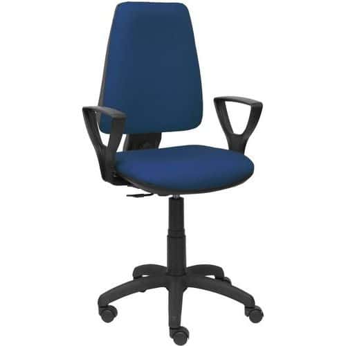 Chaise de bureau Elche CP bras fixe - roue nylon - Piqueras y crespo