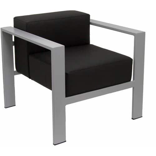 Fauteuil Lazaro similicuir - Piqueras y crespo