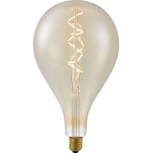 Ampoule filament LED E27 A165 décorative XXL GLS Spiral 6W - SPL