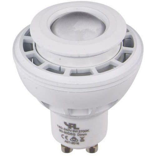 Ampoule MR16 GU10 LED avec faisceau réglable​ COB 5W - SPL