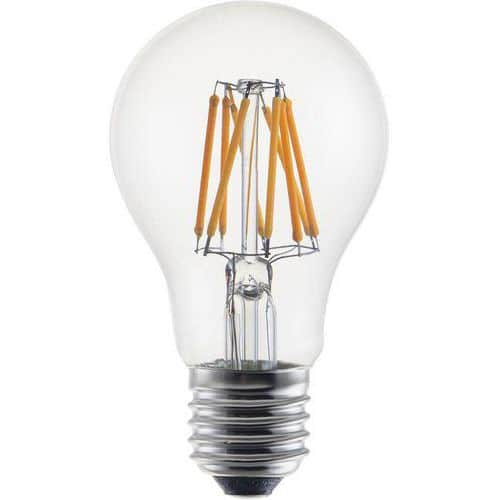 Ampoule à filament LED E27 A60 GLS 6W avec température dimmable - SPL