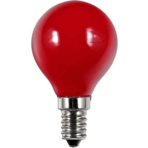 Ampoule à filament LED sphérique colorée G45 E14 non-dimmable - SPL