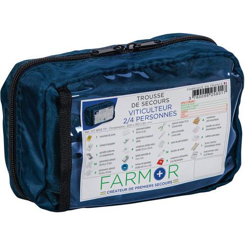 Trousse de secours Viticulteur 4 personnes - FARMOR