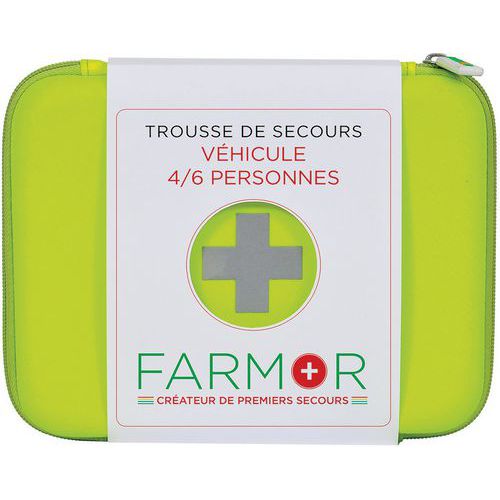 Trousse de secours véhicule 6 personnes - FARMOR