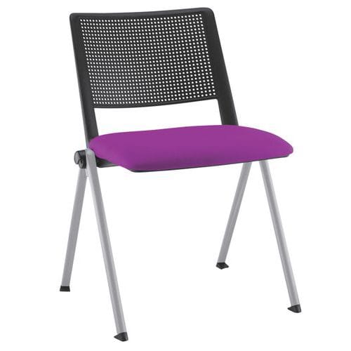 Chaise piètement aluminium Match