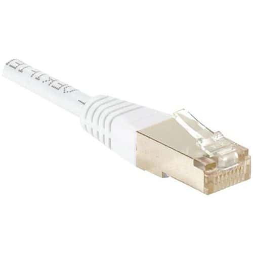 Cordon RJ45 catégorie 6 F/UTP blanc - 3 m