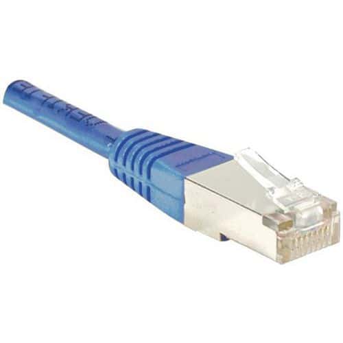 Cordon RJ45 catégorie 6 F/UTP bleu - 0,5 m