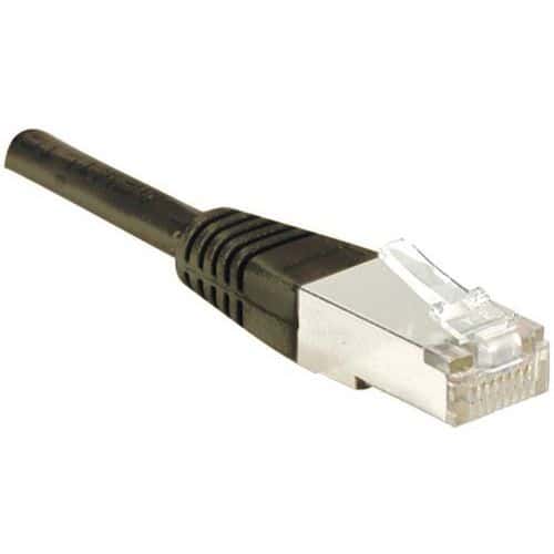 Cordon RJ45 catégorie 6 F/UTP noir - 2 m