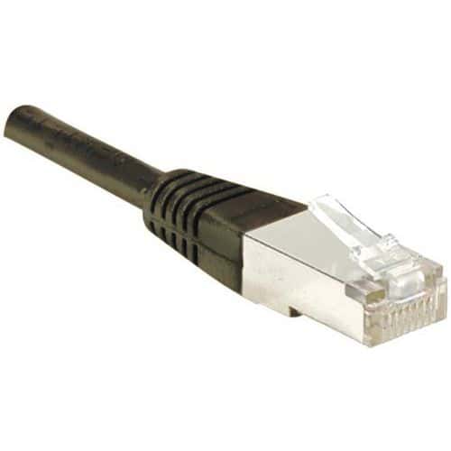 Cordon RJ45 catégorie 6 F/UTP noir - 3 m