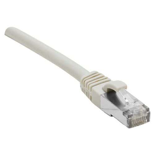 Cordon RJ45 catégorie 6 F/UTP snagless gris - 0,5 m