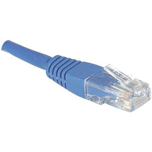 Cordon RJ45 catégorie 6 U/UTP bleu - 15 m