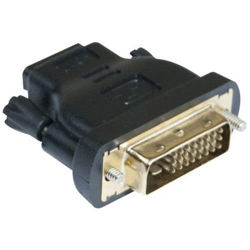 Adaptateur hdmi femelle dvi 24 et 1 mâle