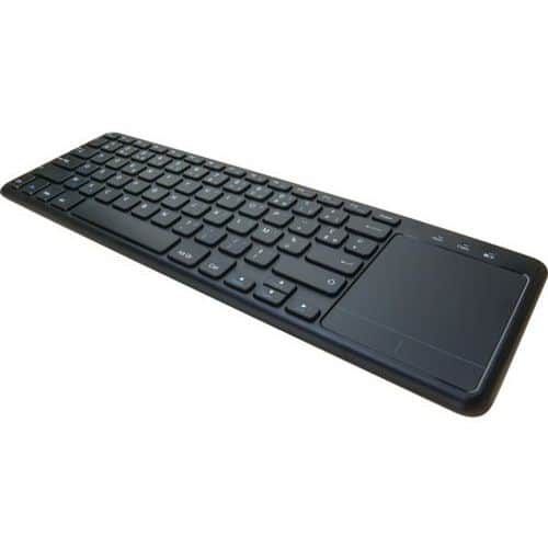 Clavier avec touchpad sans fil noir