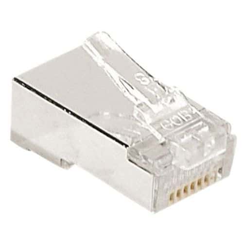 Connecteur 8/8 RJ45 blindé - par 10