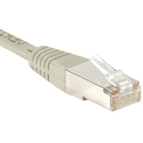 Cordon RJ45 catégorie 5e F/UTP gris - 1,5 m