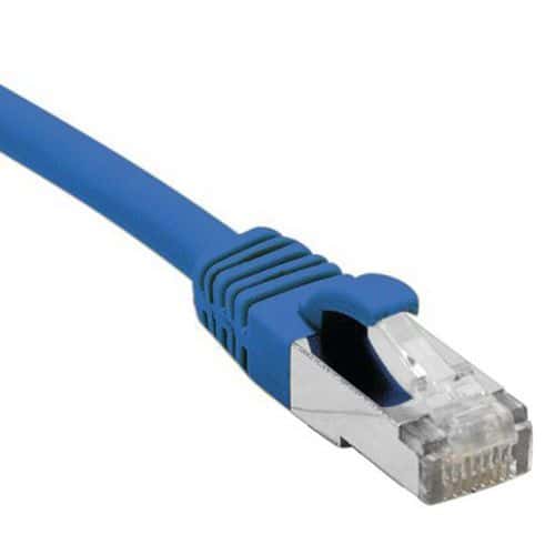 Cordon RJ45 catégorie 5e F/UTP snagless bleu - 3 m