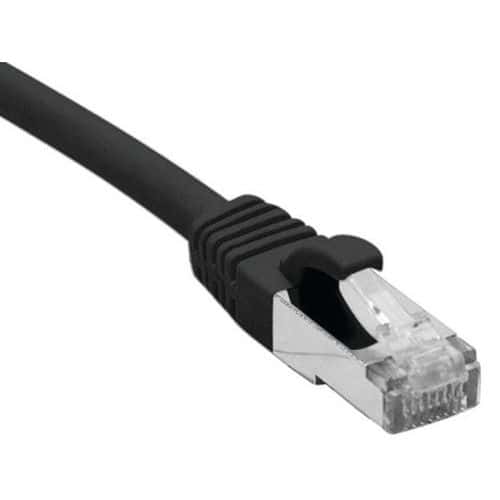 Cordon RJ45 catégorie 5e F/UTP snagless noir - 1 m