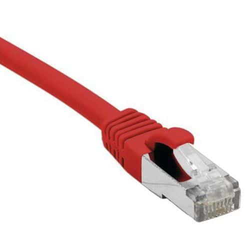 Cordon RJ45 catégorie 5e F/UTP snagless rouge - 20 m