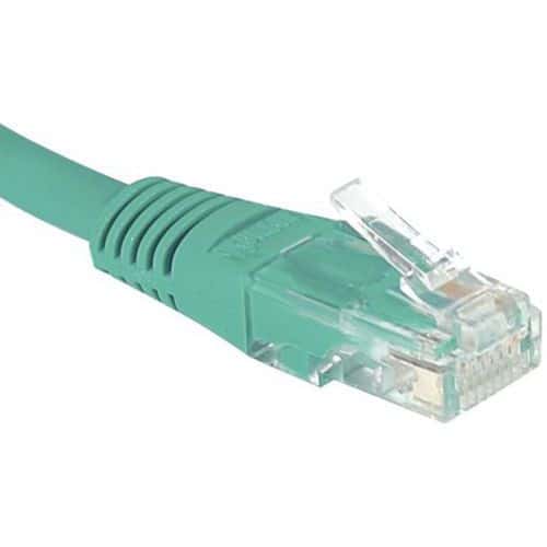 Cordon RJ45 catégorie 5e U/UTP vert - 0,15 m