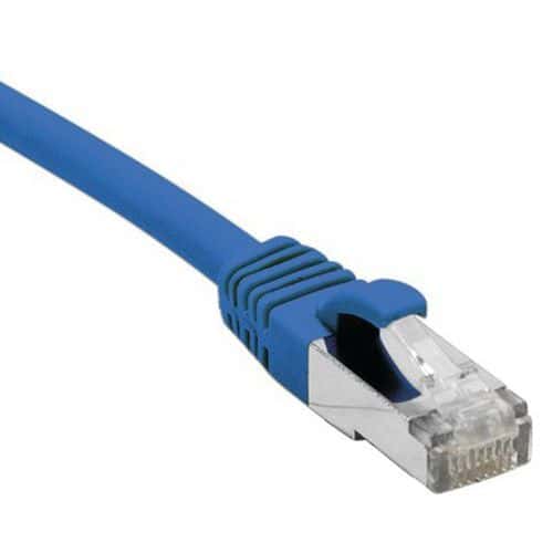 Cordon RJ45 catégorie 6 F/UTP LSOH snagless bleu - 2 m