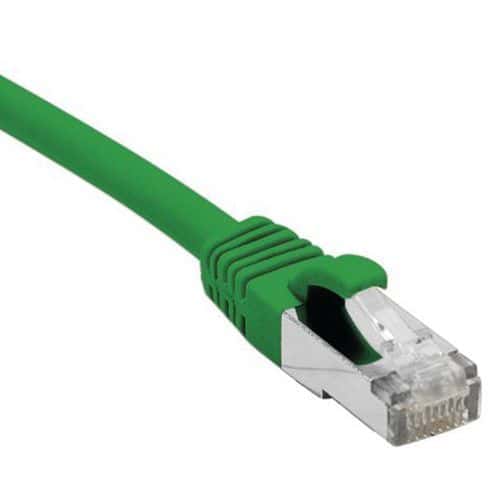 Cordon RJ45 catégorie 6 F/UTP LSOH snagless vert - 20 m