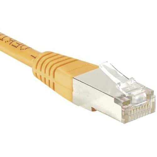 Cordon RJ45 catégorie 6 F/UTP orange - 0,5 m