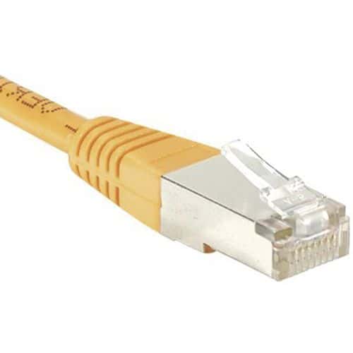 Cordon RJ45 catégorie 6 F/UTP orange - 1 m