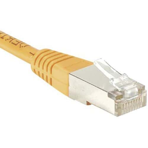 Cordon RJ45 catégorie 6 F/UTP orange - 15 m