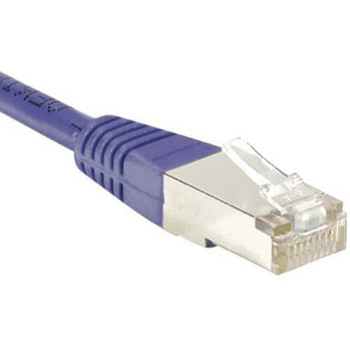 Cordon RJ45 catégorie 6 F/UTP violet - 3 m