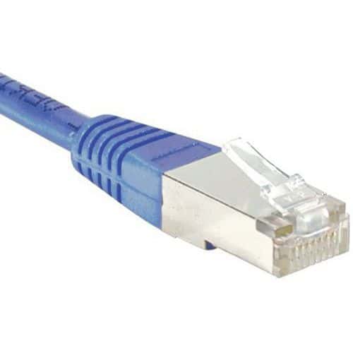 Cordon RJ45 budget catégorie 5e F/UTP bleu - 2 m