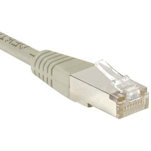 Cordon RJ45 budget catégorie 5e F/UTP gris - 0,5 m