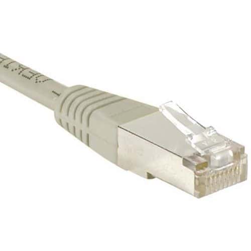 Cordon RJ45 Budget catégorie 5e F/UTP gris - 5 m