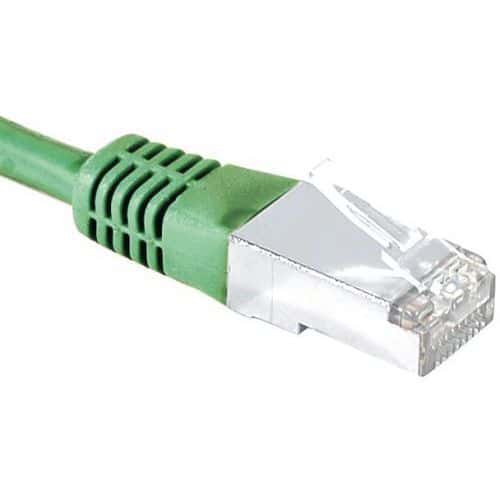 Cordon RJ45 Budget catégorie 5e F/UTP vert - 3 m