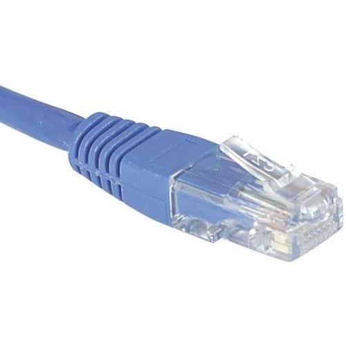 Cordon RJ45 Budget catégorie 5e U/UTP bleu - 5 m