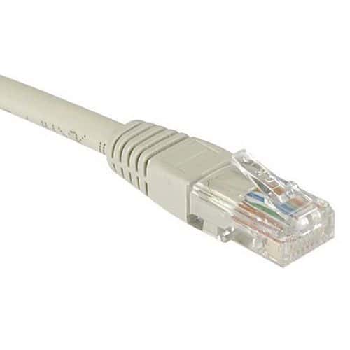 Cordon RJ45 Budget catégorie 5e U/UTP gris - 2 m